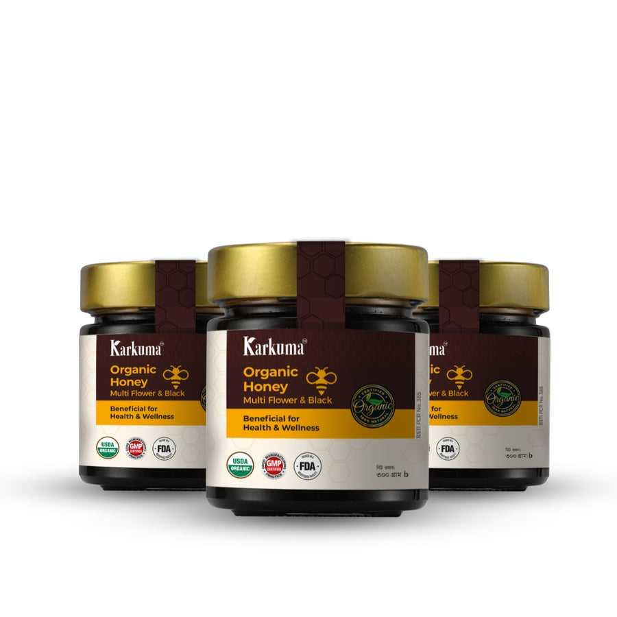 কারকুমা অর্গানিকমধু 300 গ্রাম বান্ডেল প্যাকেজ
