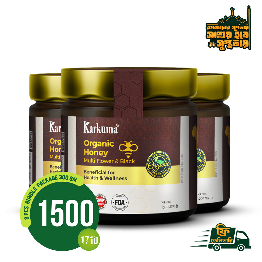 Karkuma Organic Honey 300g Bundle Package